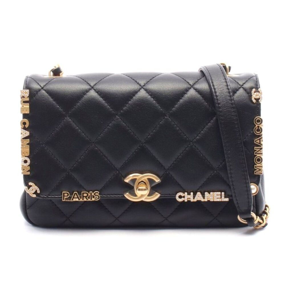 Chanel Mini Flap Bag Lambskin Black